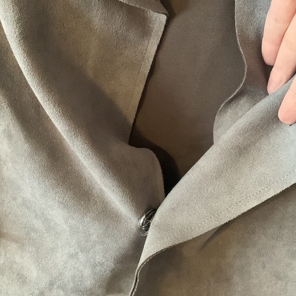 NWOT Kut from Kloth gray motto jacket. Size small. Suede feel. Sale🤩🤩🥳🥳 - Picture 8 of 9